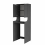 Hanah Home Armario para Lavadora Val2-An Antracita